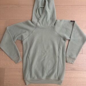 ALO Yoga Sage Green Men’s Fuzzy Hoodie